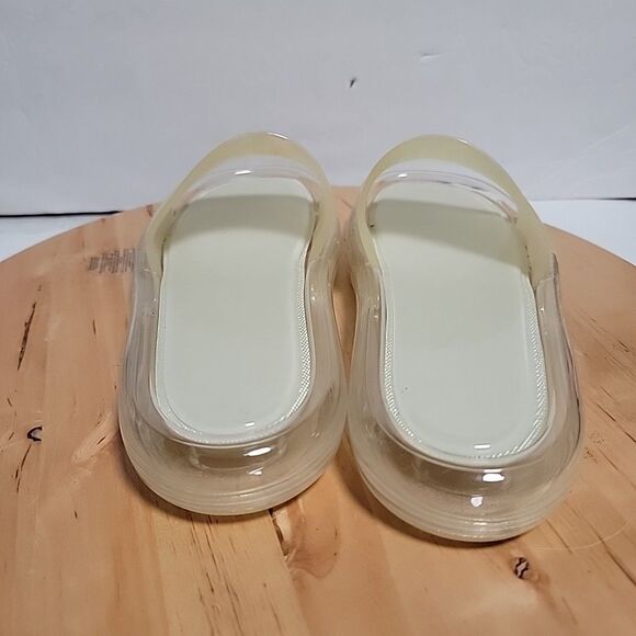 Tory Burch Women's Bubble Jelly Sandals New Ivory Size US 7B - Picture 3 of 5
